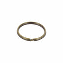 Anneau porte-clés laiton vieilli 22 mm - Deco Cuir