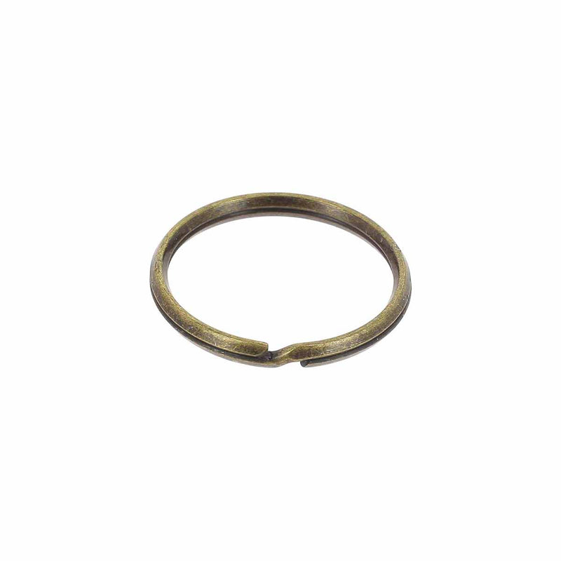 Anneau porte-clés laiton vieilli 22 mm - Deco Cuir