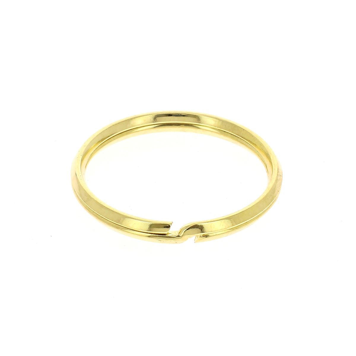 Anneau porte-clés laiton vieilli 25 mm - Deco Cuir