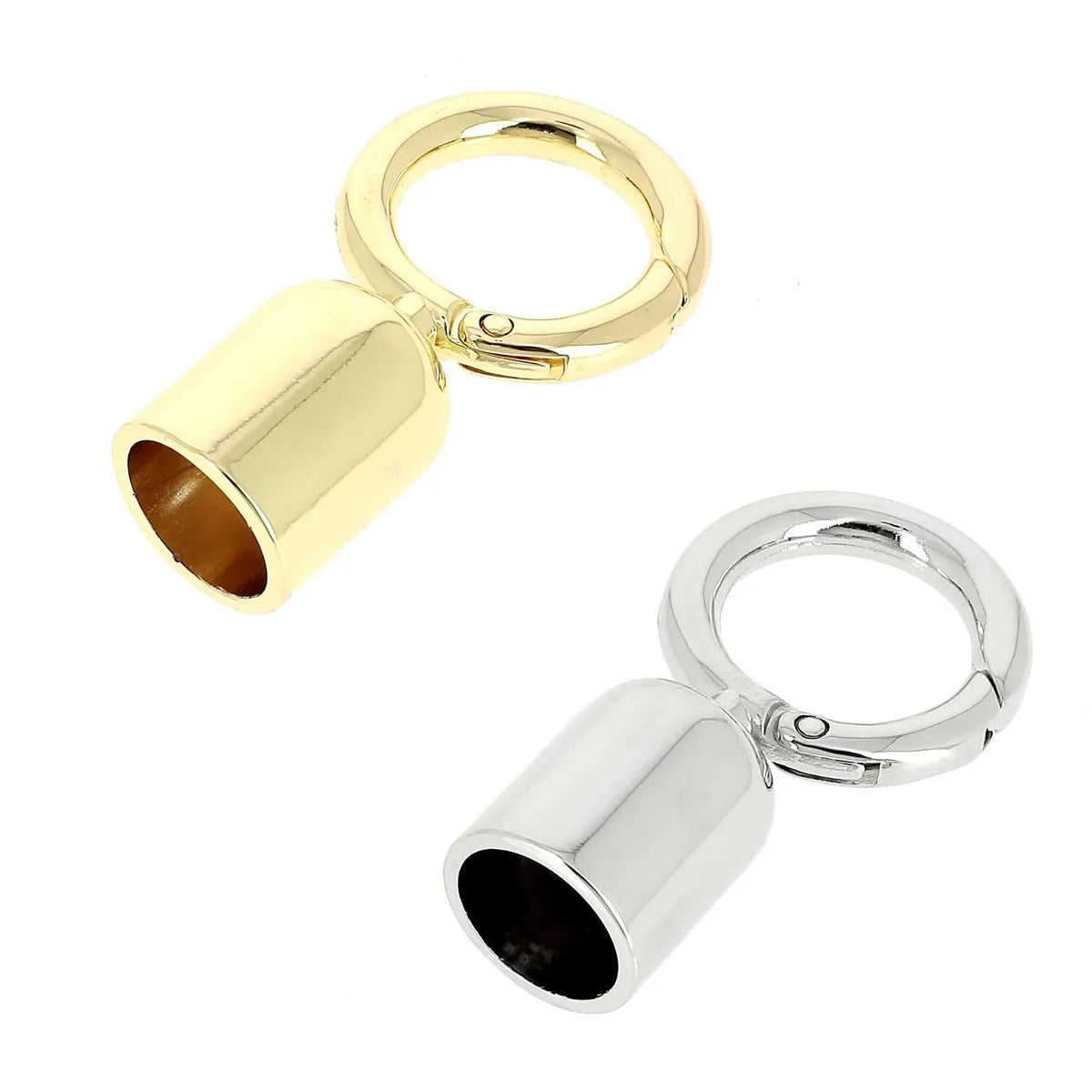 Embout pour pompon en métal pour porte-clé et bijou de sac