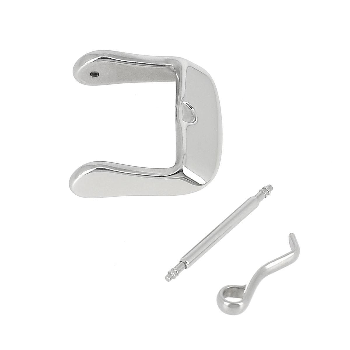 Boucle démontable pour bracelet de montre en cuir