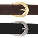 Ceinture en cuir  3,5 cm avec boucle  LUN