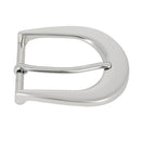 Boucle de ceinture LUN - 35mm - Nickelé mat
