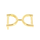 Boucle ceinture style équitation - Ceinture 3 cm - Doré clair