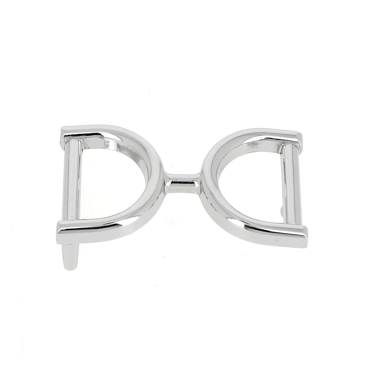 Boucle ceinture style équitation - Ceinture 3 cm - Nickelé