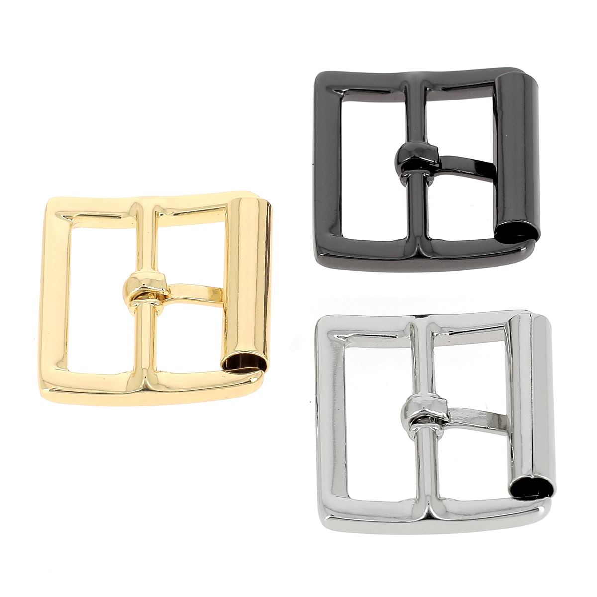 Boucle de ceinture double à rouleau MOK pour ceinture en cuir femme ou homme