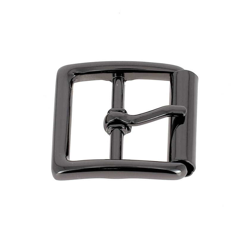 Boucle inox à rouleau avec passe pour cuir 38mm Boucle inox à rouleau avec passe pour cuir 38mm