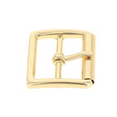 Boucle de ceinture double à rouleau MOK - doré clair - 25 mm