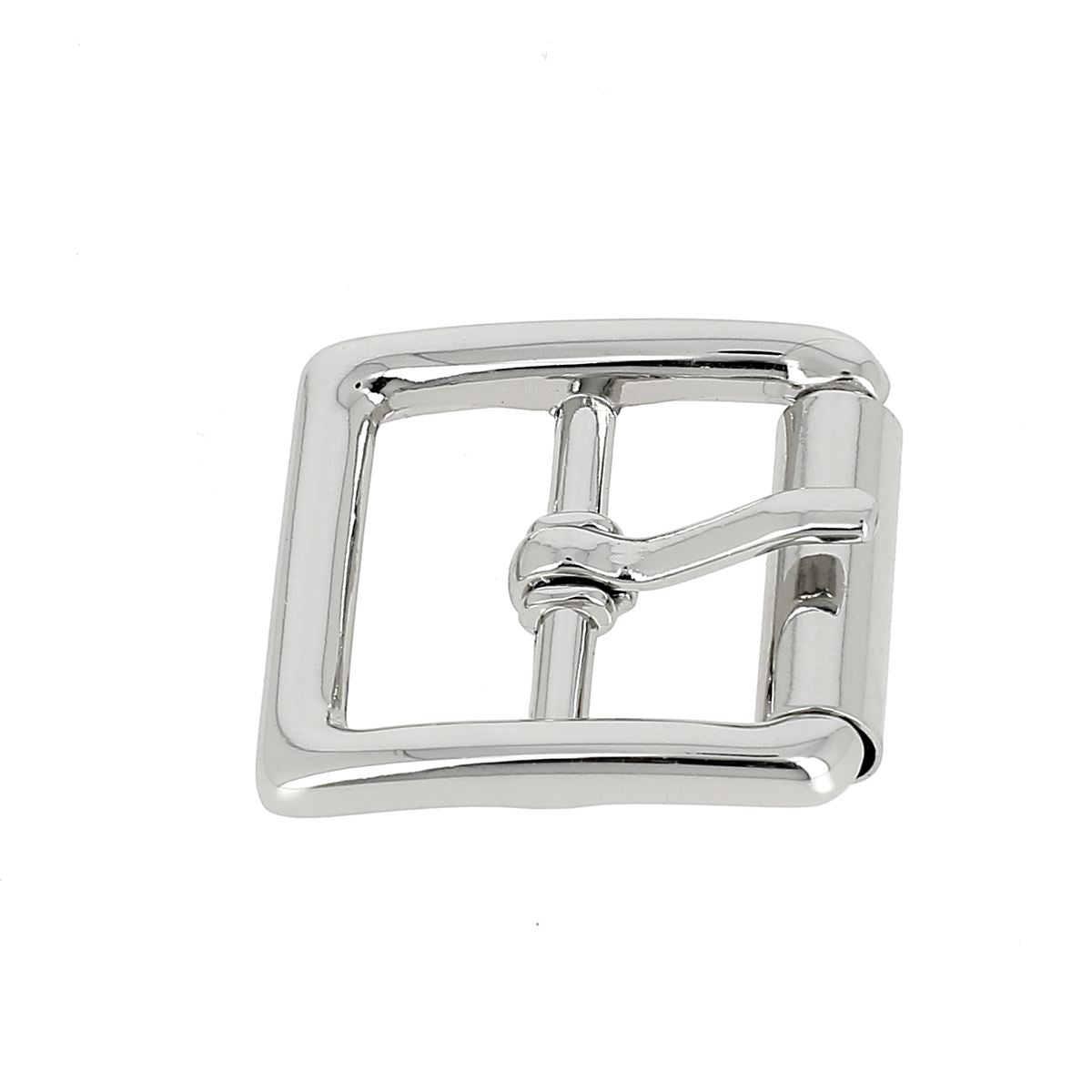 Boucle de ceinture double à rouleau MOK - Nickelé - 20 mm