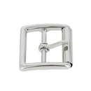 Boucle de ceinture double à rouleau MOK - Nickelé - 25 mm