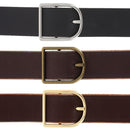 Ceinture en cuir 3,5 cm avec boucle GEM