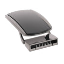 Boucle de ceinture à griffe RIK - CANON DE FUSIL et NOIR MAT - 3,5 cm