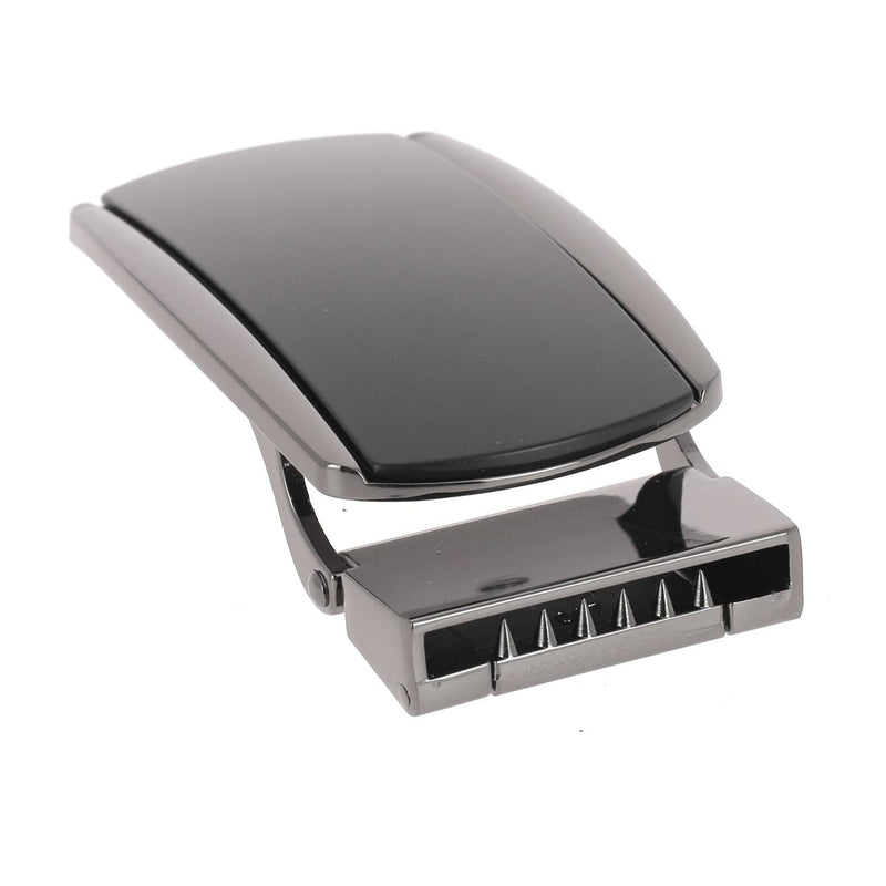 Boucle de ceinture à griffe RIK - CANON DE FUSIL et NOIR MAT - 3,5 cm