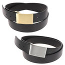 Ceinture en cuir 3,5 cm avec boucle à griffe ZIO pour accroche rapide.