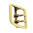 Boucle de ceinture à double ardillon en laiton DAI - 40mm