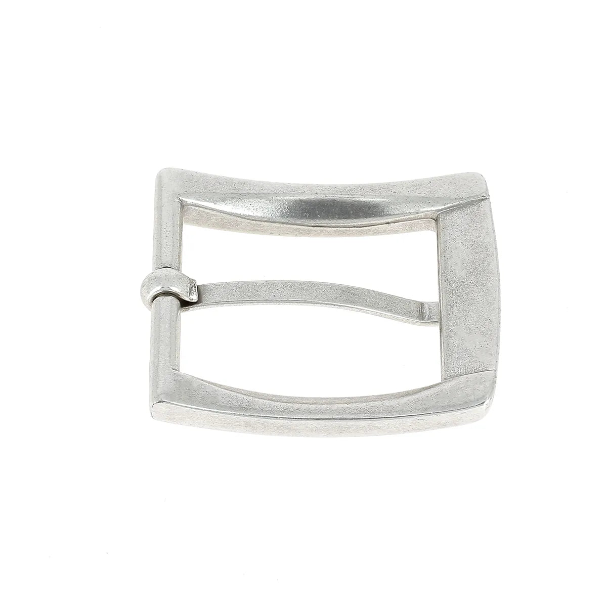 Boucle de ceinture en argent vieilli LYO, 30 mm, bouclerie de haute qualité pour ceinture en cuir ou tissu.