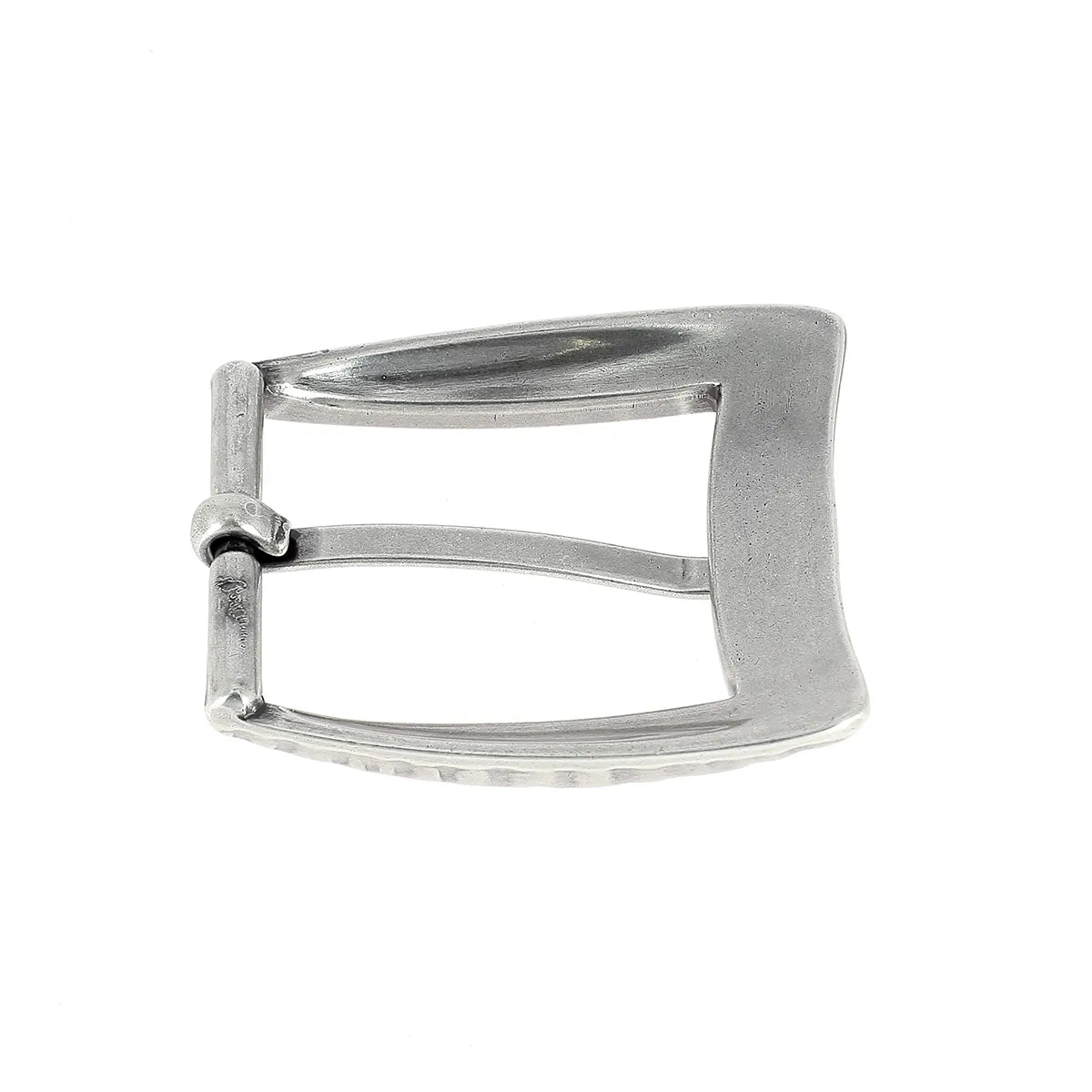 Boucle de ceinture en argent vieilli de 30mm, style boucle de ceinture en bouclerie, finition élégante et robuste.