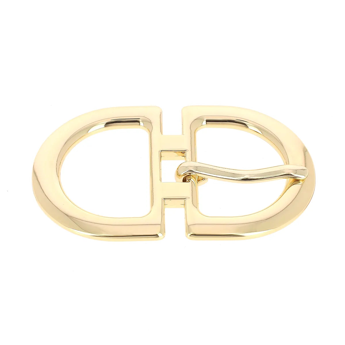 Boucle de ceinture femme - DOM - DORÉ CLAIR - 30mm