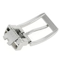 Boucle de ceinture à griffe YPA en nickelée, 30mm, pièce de bouclerie pour ceinture élégante et durable.