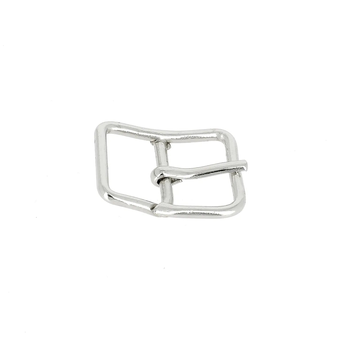 Boucle rectangulaire soudée en acier nickelé de 16 mm, boucle équestre solide