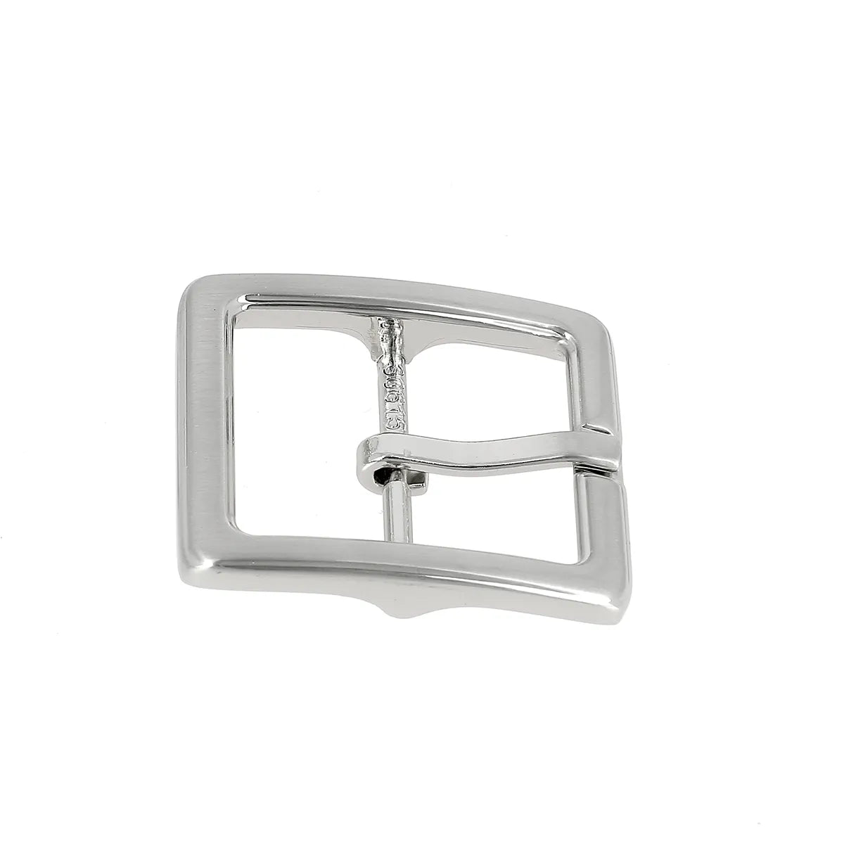 Boucle de ceinture double IFA - 30mm - Nickelé satiné