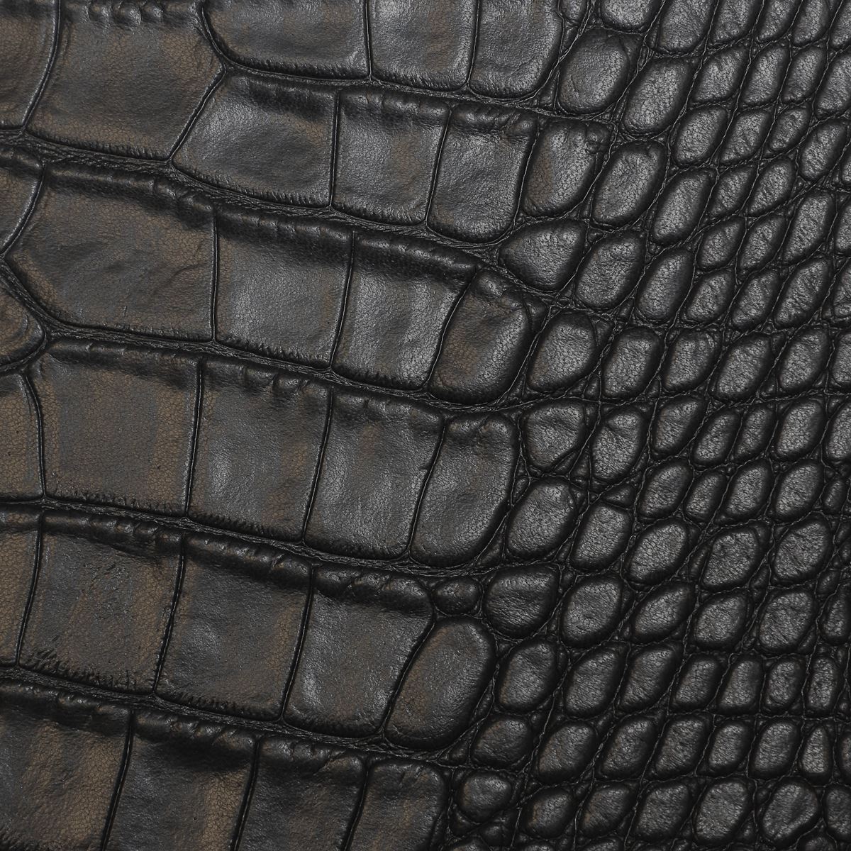 Basane Cuir de basane FRANCE imitation crocodile - ANILINE - NOIR BAF18 | Deco ...