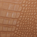 Peau entière de cuir de basane FRANCE imitation Caïman - NUBUCK - COGNAC BAF19