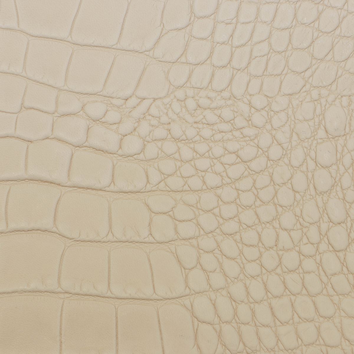 Peau entière de cuir de basane FRANCE imitation Caïman - NATUREL BAF20