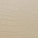 Peau entière de cuir de basane FRANCE imitation Caïman - NATUREL BAF20