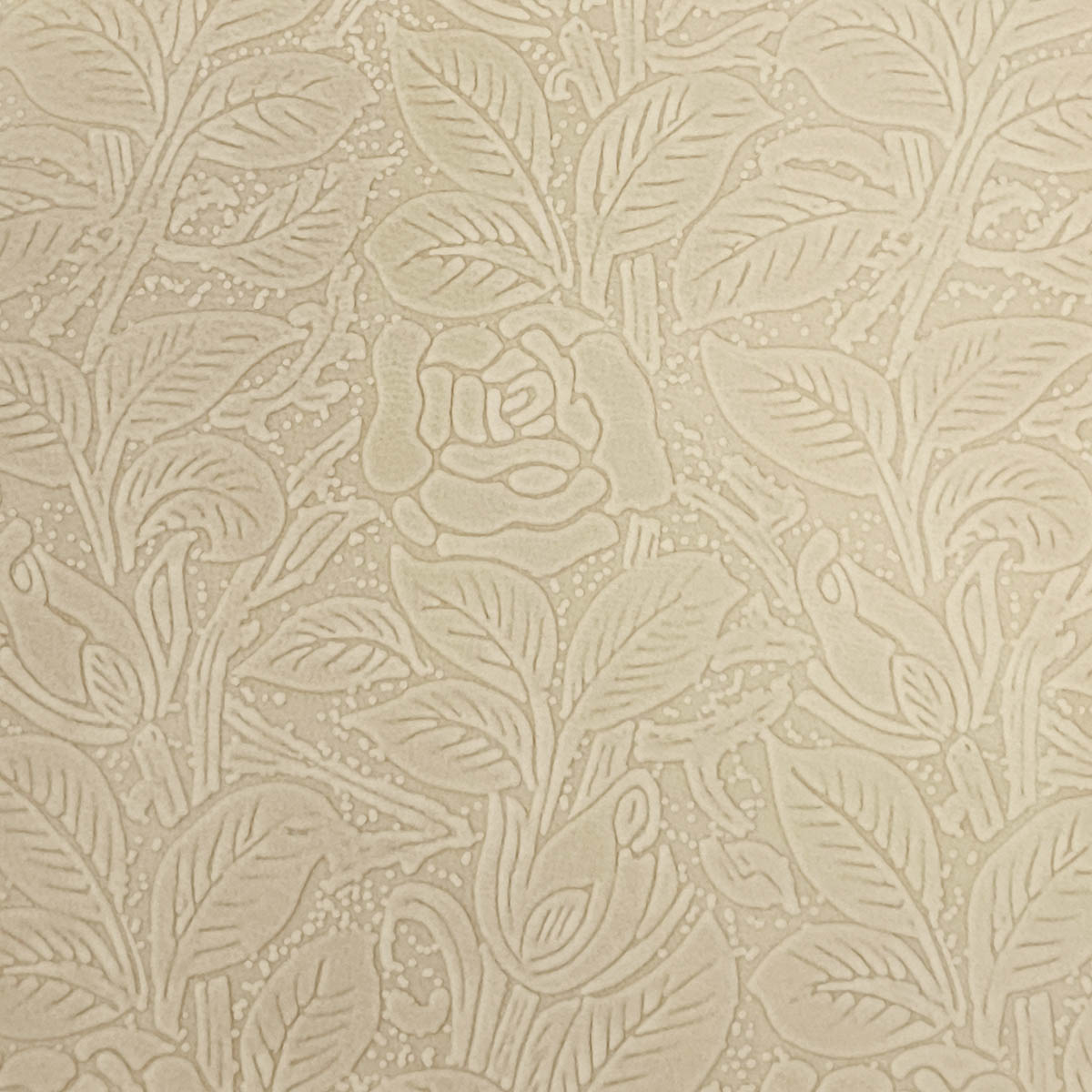 Peau entière de cuir de basane FRANCE imprimé FLORAL - NATUREL BAF26