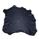 Peau entière de cuir de basane FRANCE - ANILINE - BLEU NUIT BAF27