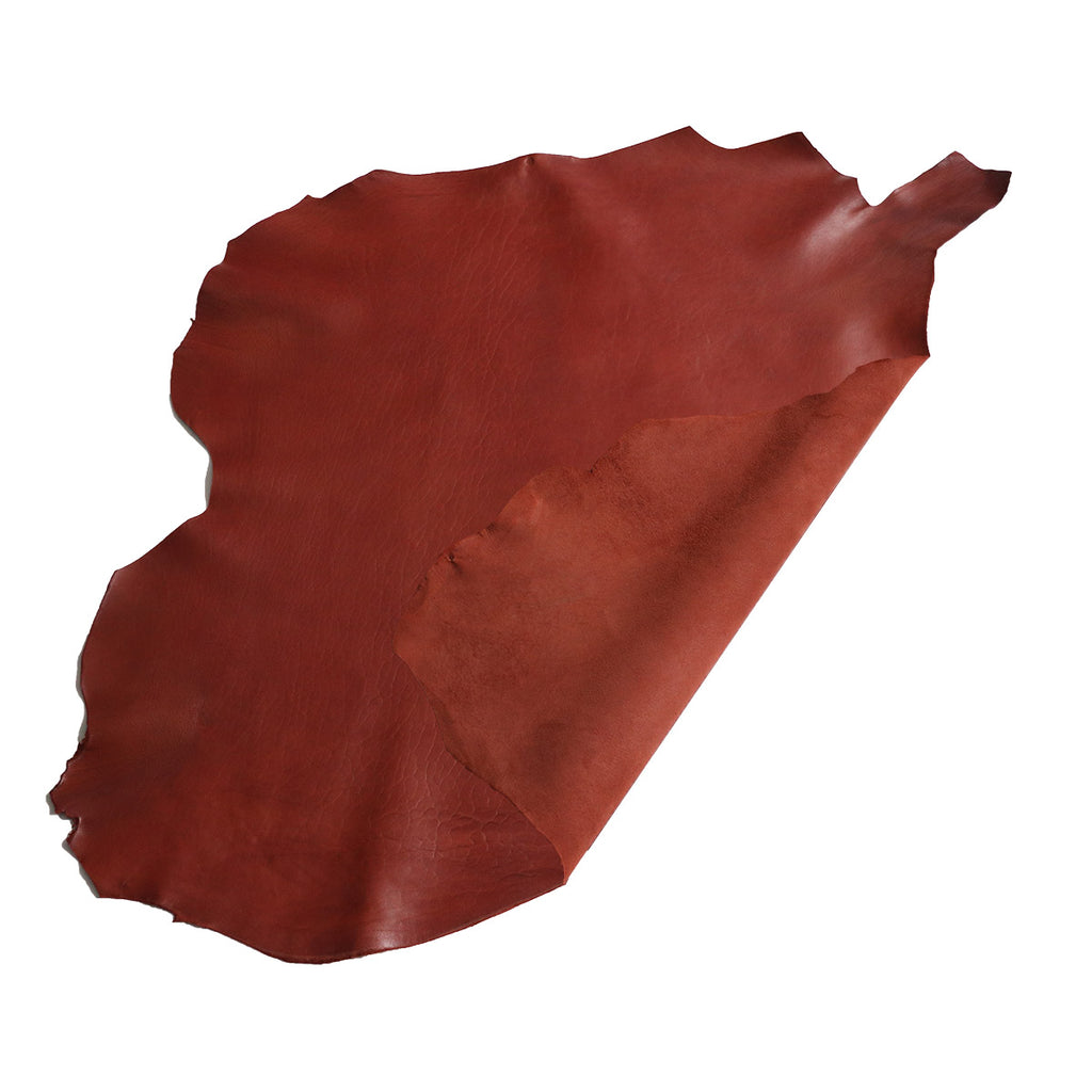 Basane Peau basane agneau - cuir roux | Deco Cuir