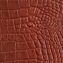 Peau entière de cuir de basane FRANCE imitation Caïman - ANILINE - ROUX BAF30