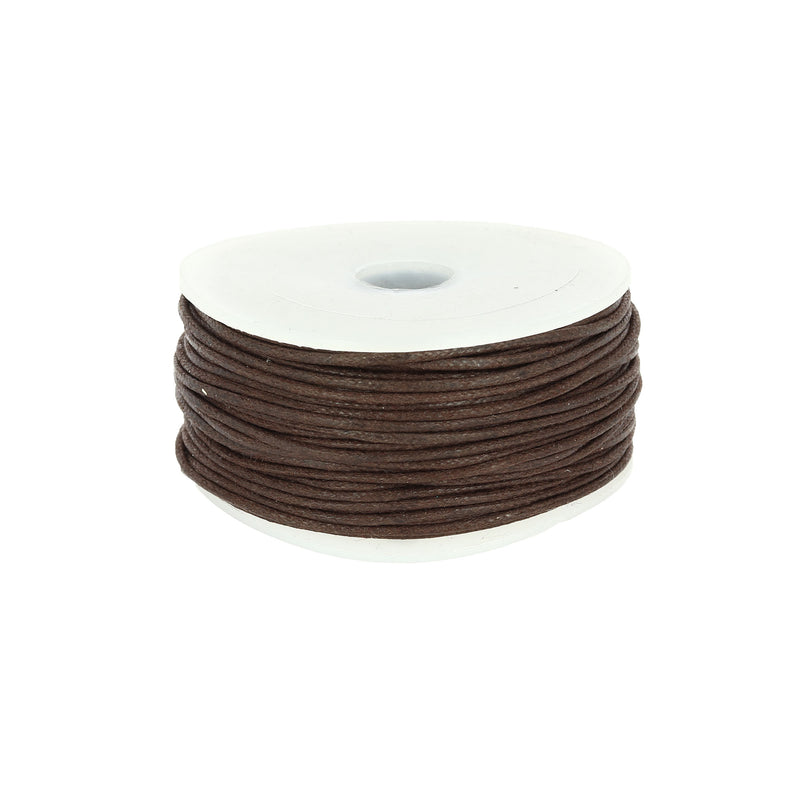 25m reel of waxed braided cotton cord