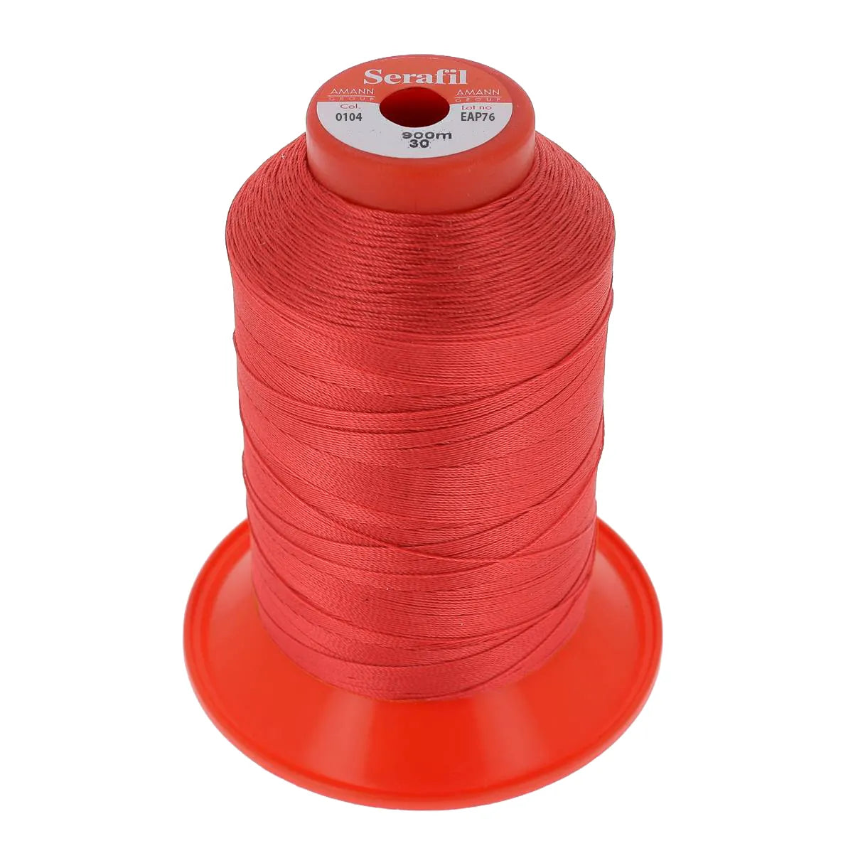 Bobine de fil polyester SERAFIL 30 - Grenadine 0104
