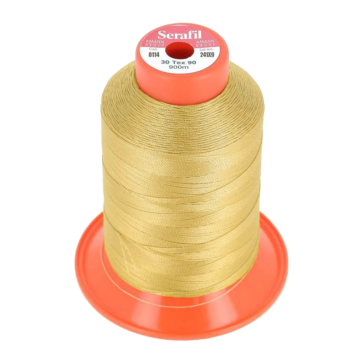 Fil polyester SERAFIL 30 Jaune pastel 0114