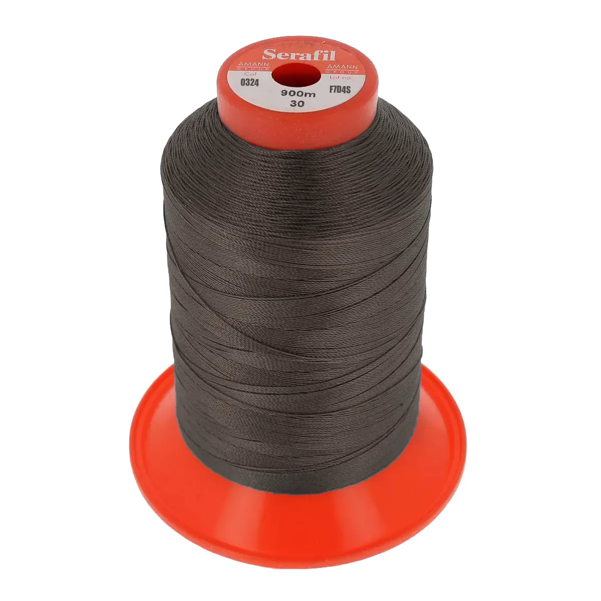 Fil polyester SERAFIL 30 - Gris charbon 0324