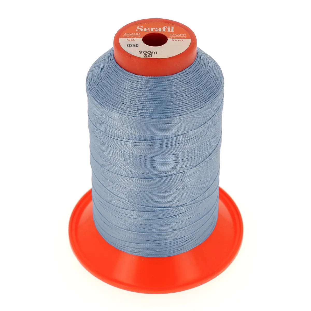 Bobine de fil polyester SERAFIL N°30 - 900m Bleu orage 0350