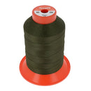 Bobine de fil polyester SERAFIL N°30 - 900m Vert kaki 0663
