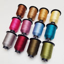 Bobine de fil polyester GRAL N°30 - 1000m Ivoire U8161 - Deco Cuir