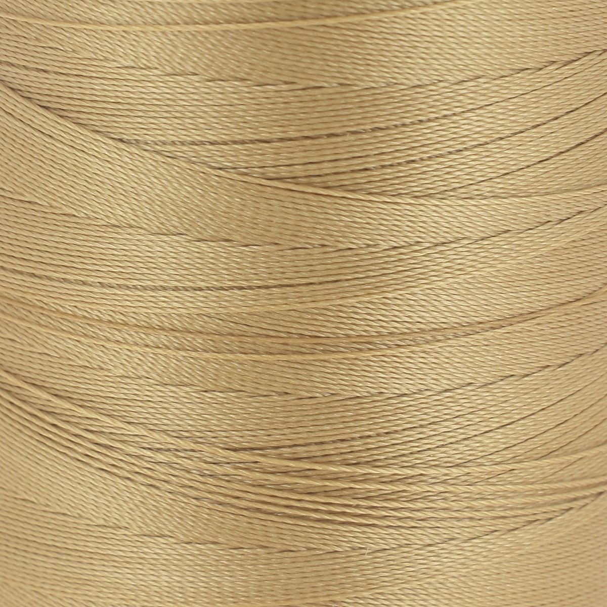 Bobine de fil polyester GRAL N°30 - 1000m Brun clair 00967 - Deco Cuir