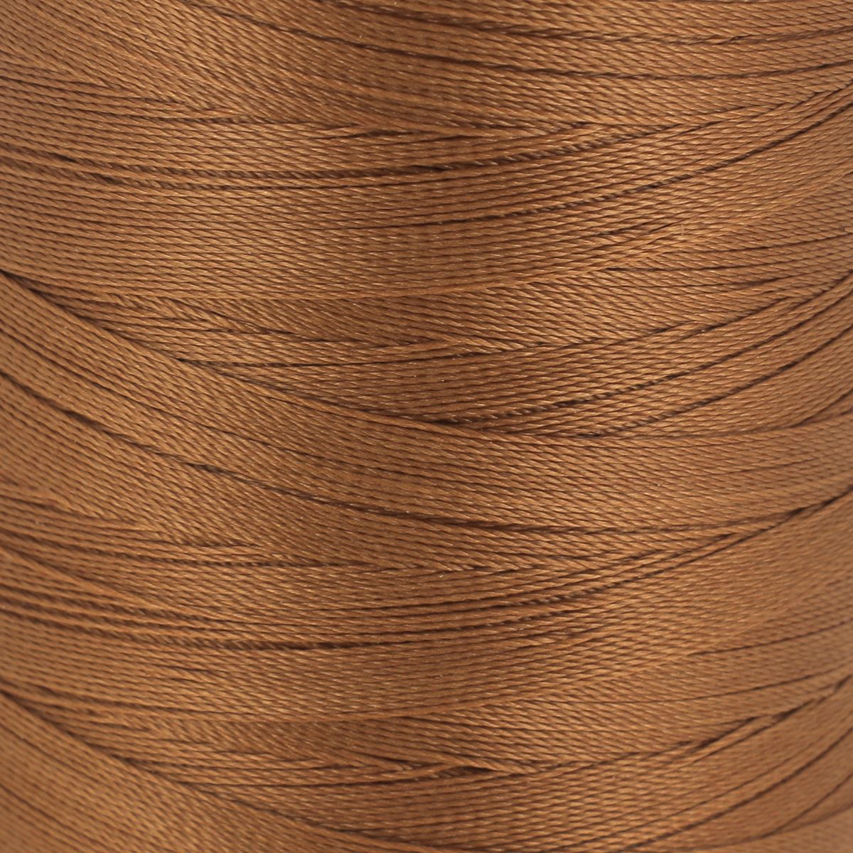 Bobine de fil polyester GRAL N°30 - 1000m Marron alezan 01094 - Deco Cuir