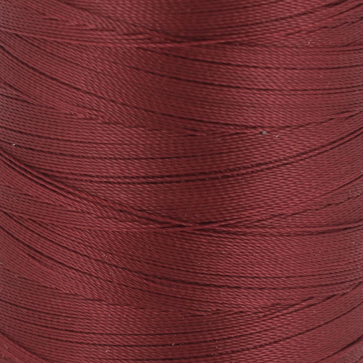 Bobine de fil polyester GRAL N°30 - 1000m Rouge Carmin U3980 - Deco Cuir