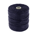 Bobine de fil de lin poissé - Bleu marine