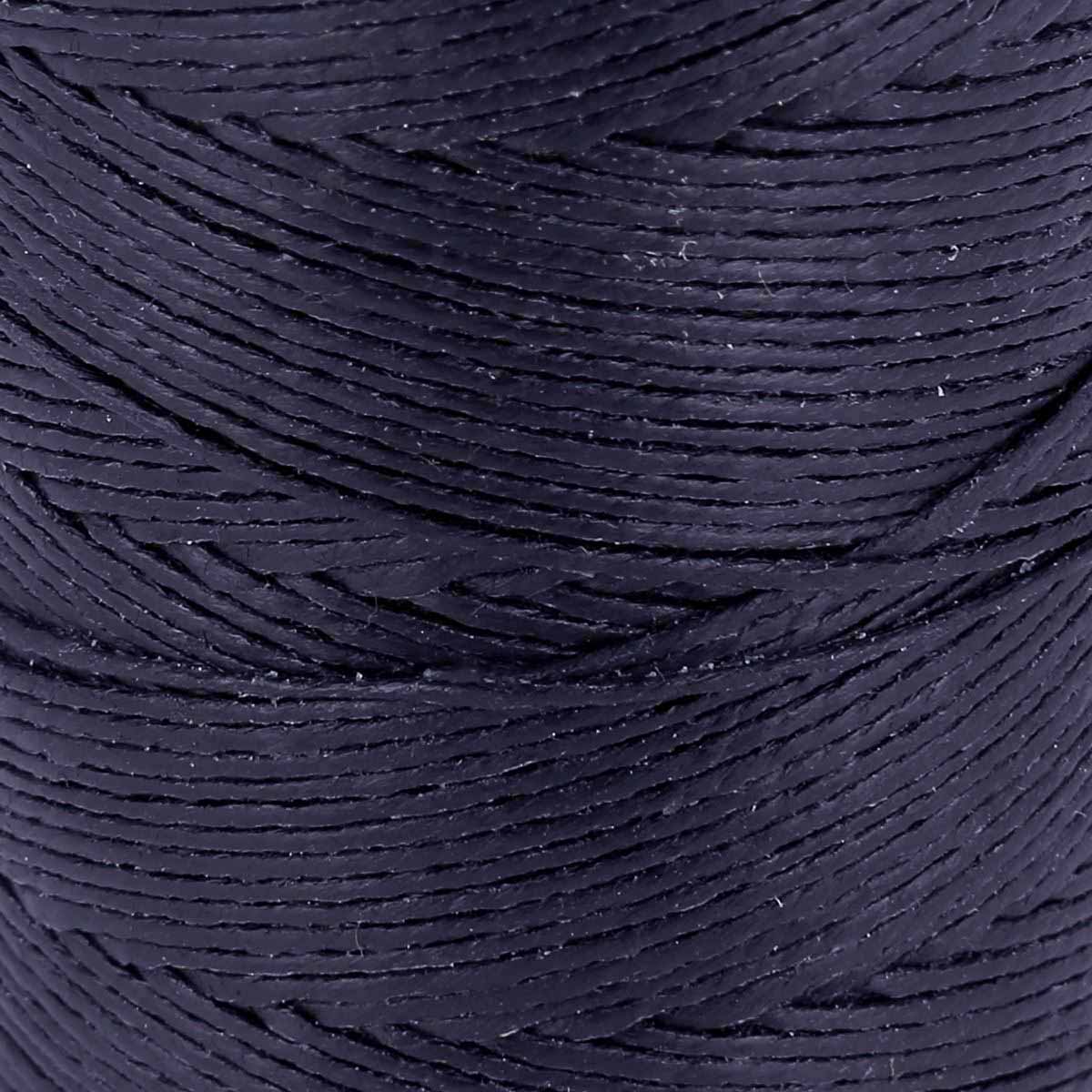 Bobine de fil de lin poissé - Bleu marine