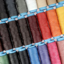 Bobine de 100m de fil polyester tressé et ciré - Diam 1mm - Deco Cuir