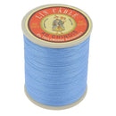 Bobine de 375m de fil de lin AU CHINOIS câblé glacé - 832 - BLEU PARADIS - Deco Cuir