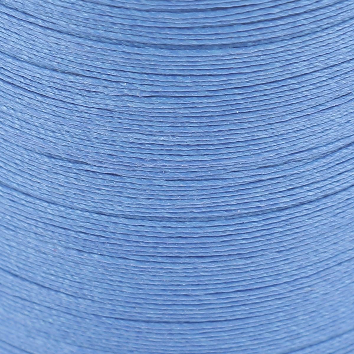 Bobine de 375m de fil de lin AU CHINOIS câblé glacé - 832 - BLEU PARADIS - Deco Cuir