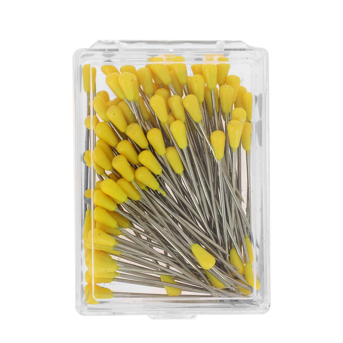 Boîte de 100 épingles à bout allongé jaune