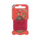 Cartonnette de 15m de fil de lin au chinois câblé glacé - 332 - Deco Cuir